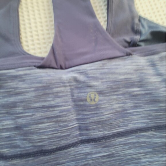 Lululemon Scoop Nec *Luon Wee Are From Space Blue 6 Tank top - Picture 13 of 13